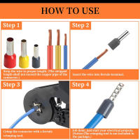400PCS Terminales De Crimpado Para Cable VE Tubulares Conectores De Bloque De Tubo Y Final De Cordón Electrónico - details 9