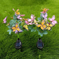 Luces De Mariposa Solar LED Para Jardín Impermeables IP65 Decoración De Paisaje Para Boda Fiestas Y Año Nuevo Instalación Sencilla Sin Bombillas Incluidas - details 0