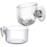 1PC Decoración De Acuario Planta En Vaso De Acrílico Con Soporte De Absorción Para Río Rojo Alimento Para Peces En Tanque Vaso De Jardinería - details 1