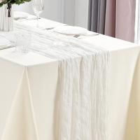 10Pcs Telar De Queso Boho Gauze Romántico Para Mesa 40x270cm Ideal Para Bodas Cumpleaños Y Fiestas De Enlace - details 12