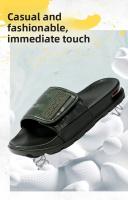 Zapatillas De Verano Para Hombre Suaves Y Cómodas Con Velcro Air Cushion Zapatos Casuales De Un Término Para Interior - details 0