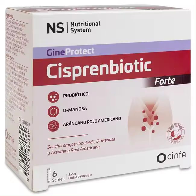 NS Cisprenbiotic Forte 6 sobres  Frutos del bosque - Cinfa - 1