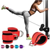 Tirantes De Tobillo Para Ejercicios De Gimnasio Y Entrenamiento De Muslos Soporte De Doble Anillo Para Fortalecimiento De Glúteos Y Abductores - details 6
