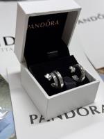 Pandora S925 Pendientes de moda de plata de ley, incluye embalaje de regalo original - details 4