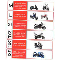 Cubierta Para Motocicleta Universal Impermeable Protección Al Aire Libre Contra Polvo Restos De Viento Lluvia Y Clima 210D Seda Oxford - details 1