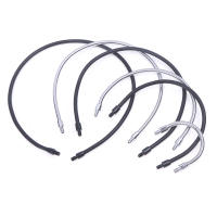 Tubo De Serpiente Flexible M4 Negro Y Plateado Con Dientes Externos Para Micrófono Accesorio De Posicionamiento De Micrófono - details 6
