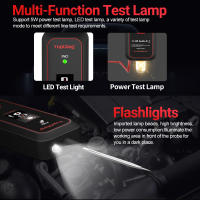 Topdiag P50 pro Mini Osciloscopio Multifuncional Para Pruebas De Circuitos Automotrices Detector Eléctrico De 0-45V Con JDiag - details 4
