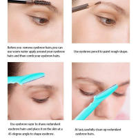 Kit De Aseo Facial Para Hombres Y Mujeres 36Pcs Raspador De Cejas Y Pelaje Facial Portátil Cuchilla De Afeitar Herramienta Exfoliante De Resina ABS - details 7