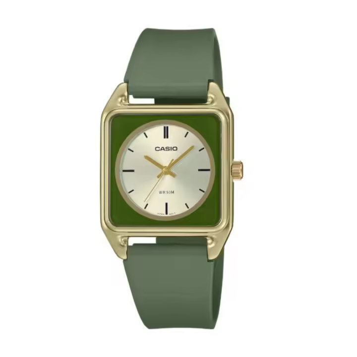 ​reloj analógico clásico hombre Casio MTP-B170-3EV 39.9 × 30 × 8.1 mm correa de resina 50m WR - 1