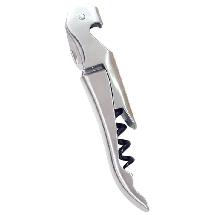 Sacacorchos 2 golpes inox 0003 blister - 1