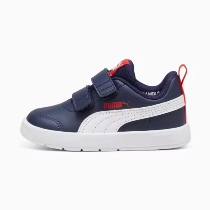 Zapatillas de niño PUMA COURTFLEX V3 V marino y rojo 310252-03 - 1