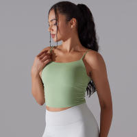 Top De Yoga Para Mujer Fitness Deportivo Push up Cómodo Reversible Brocado Top De Deporte Crop Top Para Gimnasio Y Running - details 38