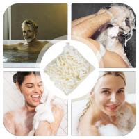 Bola De Baño Creativa 2 En 1 Toalla Loofah Con Cierre De Cordón Exfoliante Suave Esponja De Ducha Herramienta De Cuidado De Piel - details 9