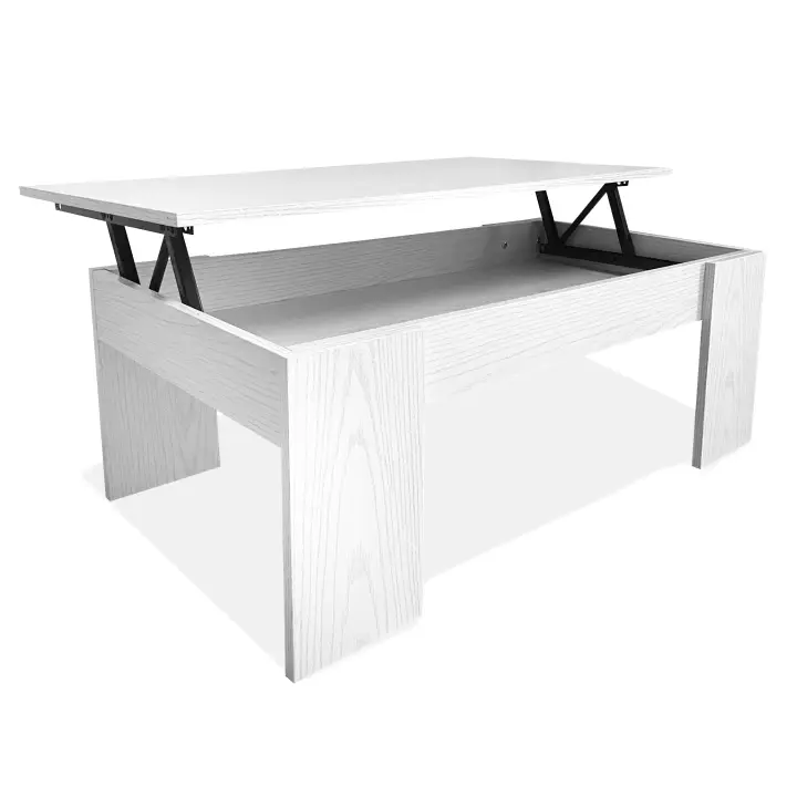 Mesa de Centro Elevable Nyana Home | Mesa Multifuncional con Almacenaje Oculto | Tapa Superior Elevable | Salón Cuarto de Estar | Fácil Apertura | Bisagras Metálicas | Funcional y Versatil - 1