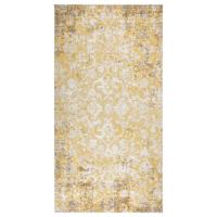 vidaXL Alfombra de Exterior Tejido Plano 80x150 cm Jardín Patio Salón Color Amarillo,  Gris claro,  Gris oscuro y mas - details 0
