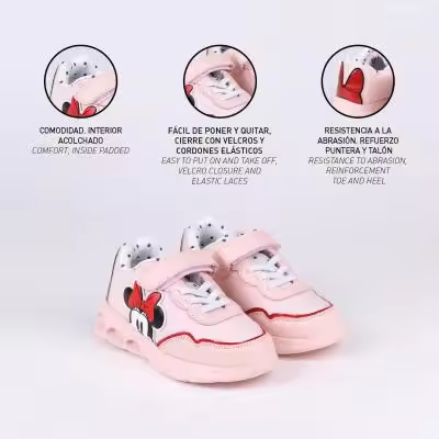 DEPORTIVA SUELA LIGERA EVA CON LUCES MINNIE - 1