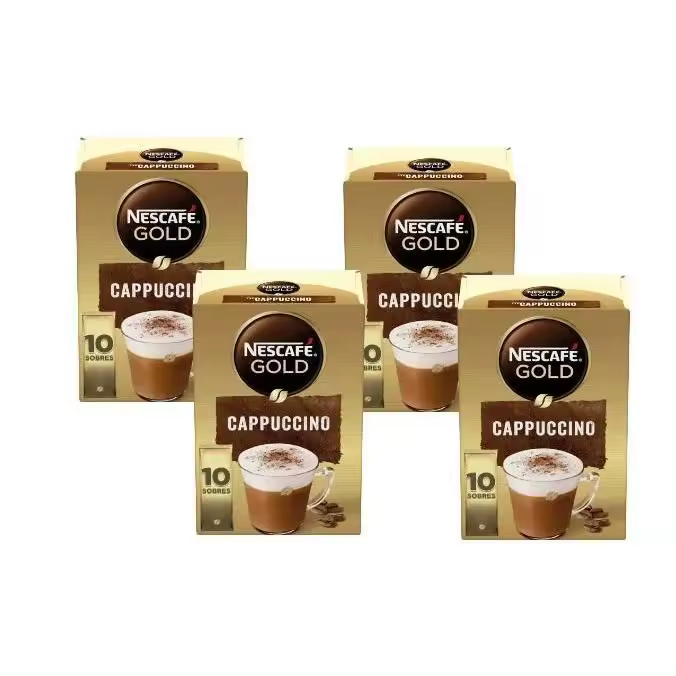CAFE SOLUBLE CAPPUCCINO NESCAFE 14g P10 x4 paquete - 1