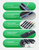 RELIFE RL-726 Destornillador De Precisión 3D Con Diseño Magnético Fuerte Para Reparación De Móviles Y Computadoras Herramienta De Desmontaje - details 2