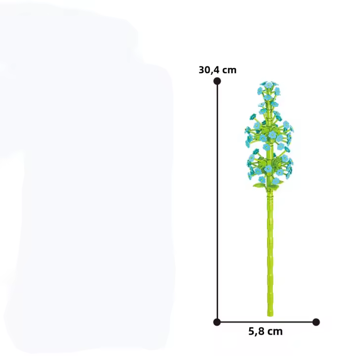 Bloques De Construcción Con Diseño De Flores 13 Estilos Rosas Lavanda Durazno Lirio De Valldoreix Tulipán Adornos Para El Hogar DIY Para Adultos - 1
