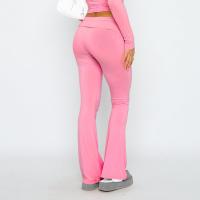 Pantalones Largos Para Mujer Leggings Elásticos De Talla Alta Estilo Athleisure Yoga Fitness Pantalones Bell Bottoms Para Verano - details 36