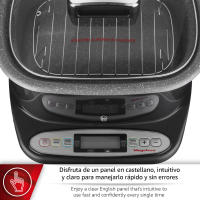 MAGEFESA GUISOTHERM BLACK Olla Eléctrica de Cocción Lenta Multifunción 1250W y 6L, Múltiples Funciones, Recipiente Extraíble - details 2