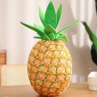 Muñeco De Peluche De Piña Tamaño 48cm Suave Y Realista Almohada De Descanso Para Niñas Decoración Del Hogar Juguete Para Niños - details 2