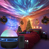 Lámpara De Proyección LED De Las Luces Del Norte Con Control Remoto Y USB Cambio De Color Para Decoración De Dormitorio Efecto De Aurora Boreal - details 0
