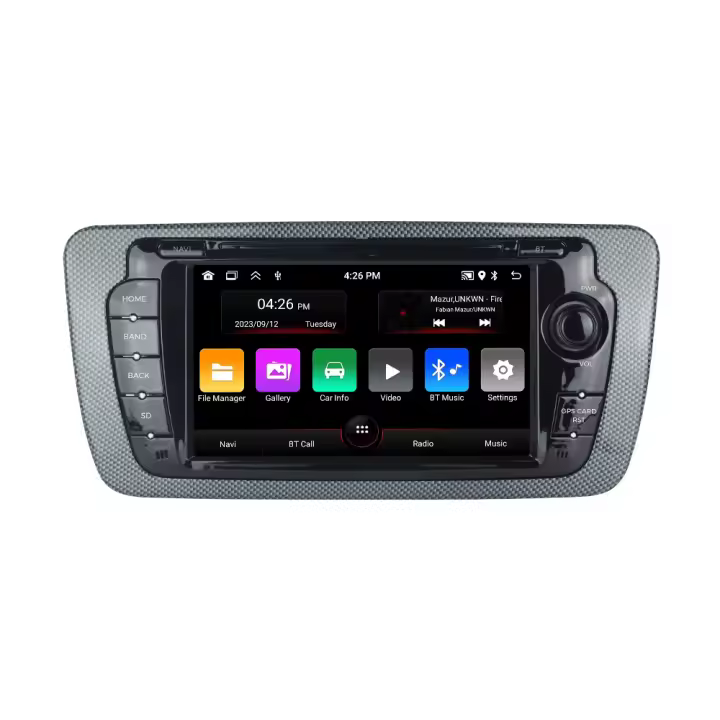 Radio De Coche Android 13 2DIN Con Wireless Carplay 2G+32G Navegación GPS Multimedia Video Player Para Seat Ibiza 6j 2009-2013 - 1