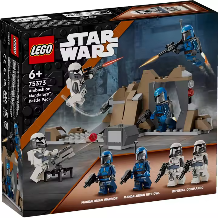 LEGO STAR WARS - PACK DE COMBATE: EMBOSCADA EN MANDALORE,  75373, TIENDA CON LICENCIA OFICIAL - 1