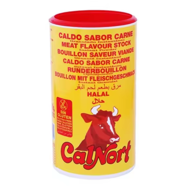 CALNORT Caldo de Carne Sin Gluten, Formato 1kg - Sabor auténtico y conveniencia en la cocina a gran escala para hostelería - 1