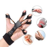 Entrenador De Dedos De Silicona Nueva Herramienta De Recuperación De Fuerte Rodamiento Y Extensión De Mano Para Deportes Y Ejercicios De Fortalecimiento - details 0