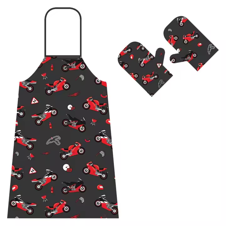 Booster Delantal Street Oven Mitt Negro - 1