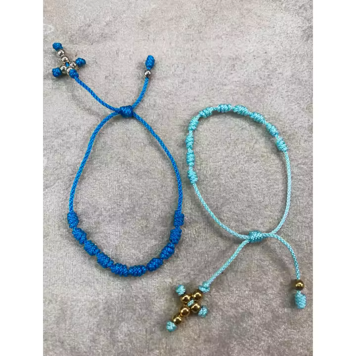 Gold&Silver Cross: Pulseras de Diseño Exclusivo Multicolor - 1