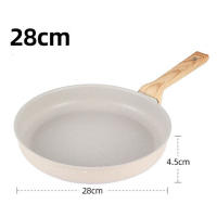 Sartén De Wok Antideslizante Para Hornear Carne Y Panqueques Cerámica No Adhiere Para Estufa De Inducción Y Gas En Casa - details 14