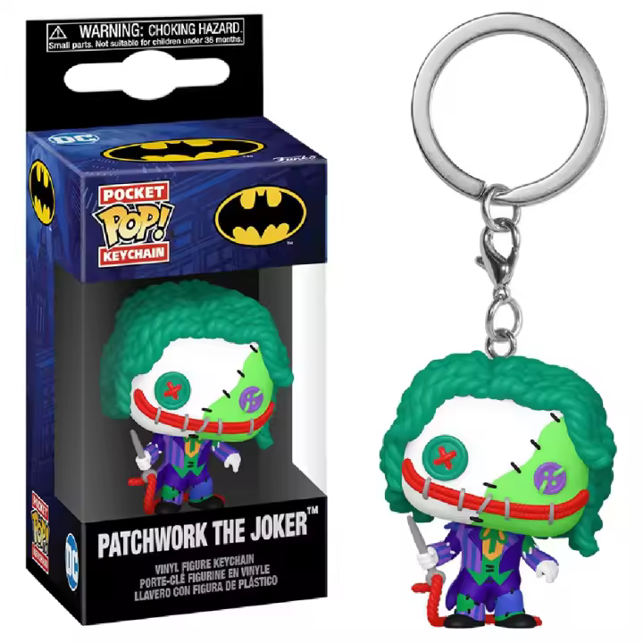 Funko POP! Llavero - Patchwork The Joker - 1