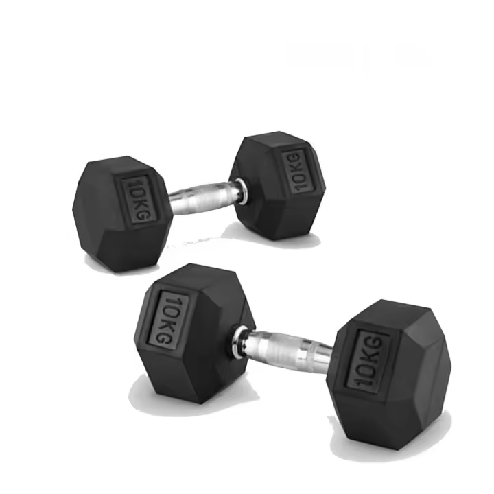 OZIO FITNESS Mancuernas Hexagonales 10kg (par) - 1