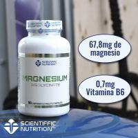 Magnesio Bisglicinato 300mg de Scientiffic Nutrition, Comprimidos con Magnesio Bisglicinato y Vitamina B6, Complemento Alimenticio de Alta Absorción, Mejora la Fatiga y el Rendimiento, 90 Cápsulas para una Salud Óptima. - details 1