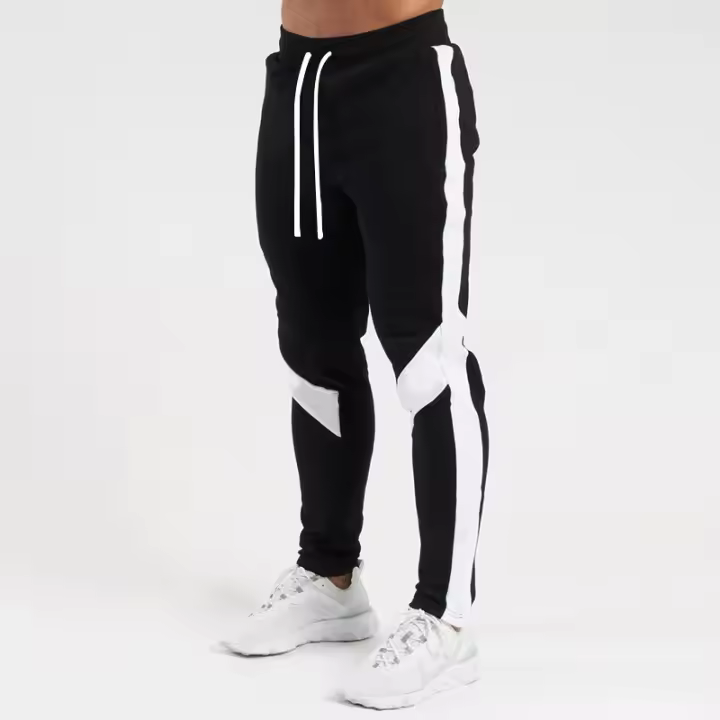 Pantalones Deportivos Para Hombre Con Bolsillos Y Cremallera Para Correr Y Entrenar Fitness Leggings De Fútbol Pantalones De Sudor - 1