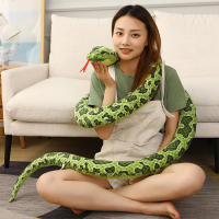 Juguete De Peluche Gran Serpiente Dorada 200cm Simulación De Python Largo Regalo Para Niños Decoración Del Hogar Material De Algodón Relleno De Poliéster - details 6