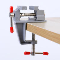 Mini Pinza De Trabajo Multi-Funcional 3.5MM De Aluminio Herramienta De Hobby Para Joyería Y Modelado Fija En Mesa - details 1