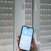 Cofan Sensor de puerta WiFi | Sensor de ventana inteligente | Funciona con aplicación Smart Life o Tuya | Sistema de seguridad compatible con Alexa y Google | Color: blanco | Protección antirrobo | Alarma doméstica - details 2