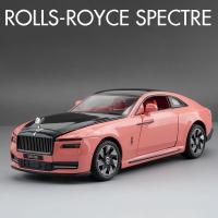 Modelo De Coche De Escala 1/24 Rolls Royce Spectre Simulación Con Sonido Y Luz Coche De Metal Para Niños Juguete Coleccionable - details 4