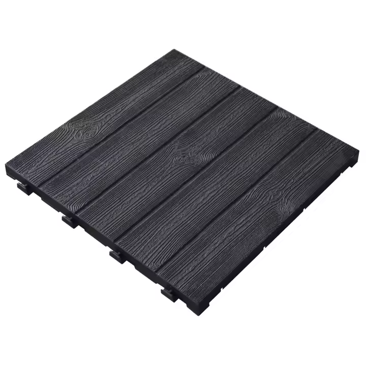 Suelo para terraza o jardín de 39x39x2,5 cm. Superficie 0,15 m² Colección EASY - Gris - 1