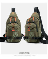 Bolsa Bandolera Para Hombre En Nylon Bolsa De Hombro Cruzada Pequeña Rucksack De Viaje Estilo Casual Con Bolsillos Internos Y Exterior - details 24