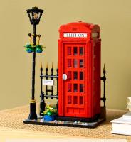 Bloques De Construcción De Teléfono Rojo De Londres Para Niños Juguete Educativo Serie De Edificios De La Calle Regalo De Navidad - details 0