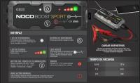NOCO Boost GB20: Arrancador de Batería de Litio de 500A UltraSafe – Antichispas y Protección contra Polaridad Inversa – Power Bank USB y Linterna LED – para Motores de Gasolina hasta 4,0L - details 11