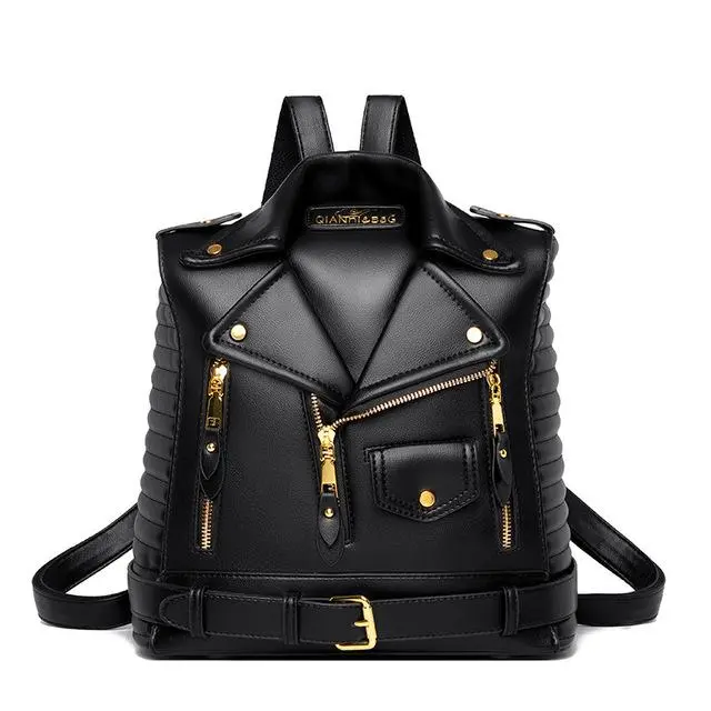 Mochila de cuero personalizada de moda Diseñador de Mujer - 1