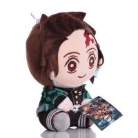 Muñeco De Peluche Demon Slayer 20cm Anime Figura De Cartoon Kimetsu Tanjirou Nezuko Regalos Para Cumpleaños Decoración Para Niños - details 19