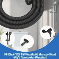 Tubo De Showers Flexible De PVC Negro 1.5M Extension De Agua Para Baño Accesorios De Plomería Tubo De Extracción De Plomería - details 3