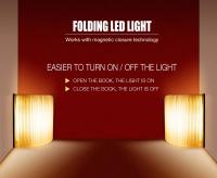 Lámpara De Mesa Portátil LED 3D Plegable Con Luz Nocturna 3 Colores Recargable Madera Magnética Regalo De Navidad Decoración Para Libros - details 6